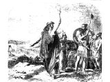 The captives of Judah being sent home by the counsel of Oded the prophet